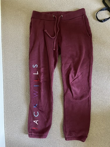 Jack wills maroon sweatpants - wills,